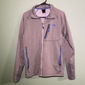 North Face Canyonlands Full-Zip Jacket Grey Mens Medium